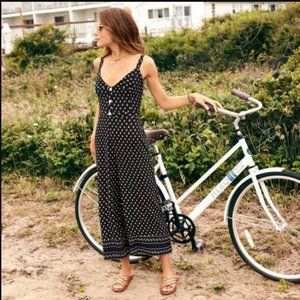 NWT Faithfull x Anthropologie Gemma Jumpsuit sz 6 / M